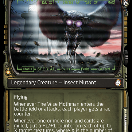 The Wise Mothman (Showcase) (Surge Foil) [Fallout]