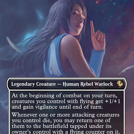Rinoa, Angel Wing (Borderless) [FINAL FANTASY Commander]