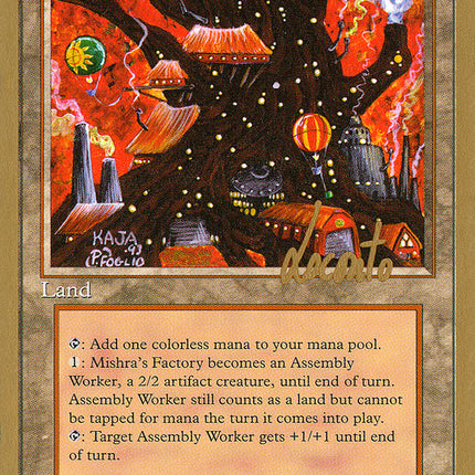 Mishra's Factory (Michael Loconto) [Pro Tour Collector Set]