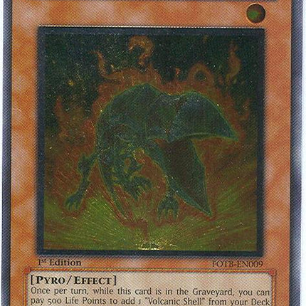 Volcanic Shell [FOTB-EN009] Ultimate Rare