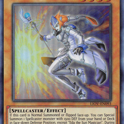 Eda the Sun Magician [LIOV-EN093] Super Rare