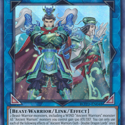 Ancient Warriors Oath - Double Dragon Lords [ROTD-EN048] Super Rare