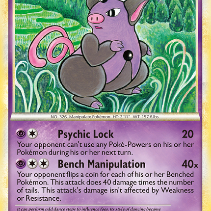 Grumpig (23/102) [HeartGold & SoulSilver: Triumphant]