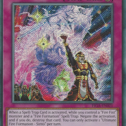 Ultimate Fire Formation - Sinto [FIGA-EN021] Secret Rare
