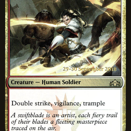 Swiftblade Vindicator [Guilds of Ravnica Prerelease Promos]