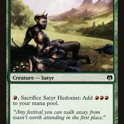 Satyr Hedonist [Duel Decks: Heroes vs. Monsters]