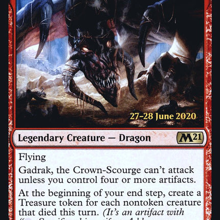 Gadrak, the Crown-Scourge [Core Set 2021 Prerelease Promos]