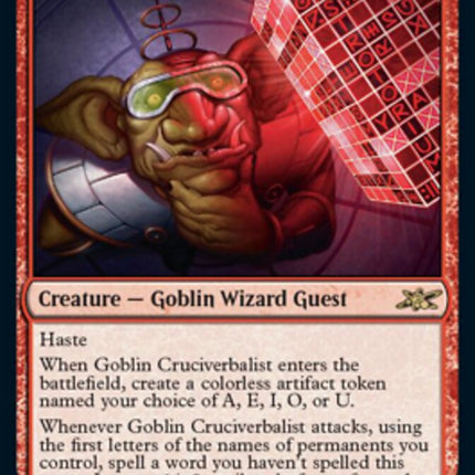 Goblin Cruciverbalist [Unfinity]