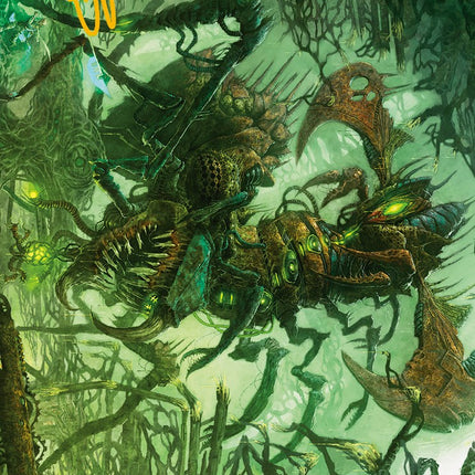 Skyscythe Engulfer Art Card (Gold-Stamped Signature) [Phyrexia: All Will Be One Art Series]