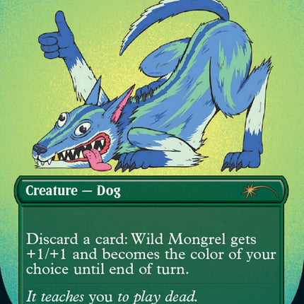 Wild Mongrel (Borderless) [Secret Lair Countdown Kit]