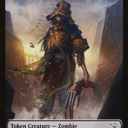 Treasure (21) // Zombie Double-Sided Token [March of the Machine Tokens]