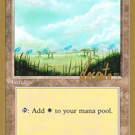 Plains (ml365) (Michael Loconto) [Pro Tour Collector Set]