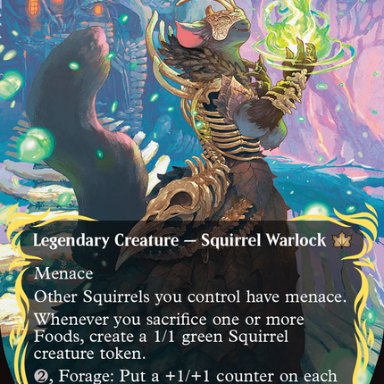 Camellia, the Seedmiser (Borderless) (Raised Foil) [Bloomburrow]