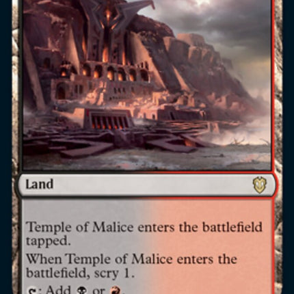Temple of Malice [Innistrad: Crimson Vow Commander]