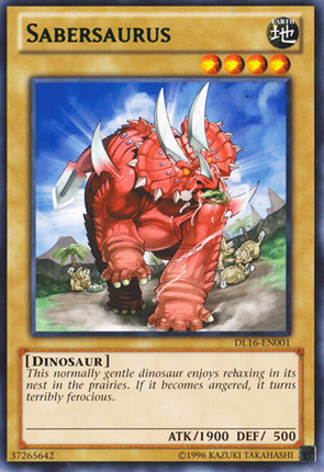 Sabersaurus (Green) [DL16-EN001] Rare