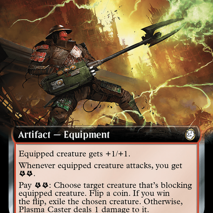 Plasma Caster (Extended Art) (Surge Foil) [Fallout]