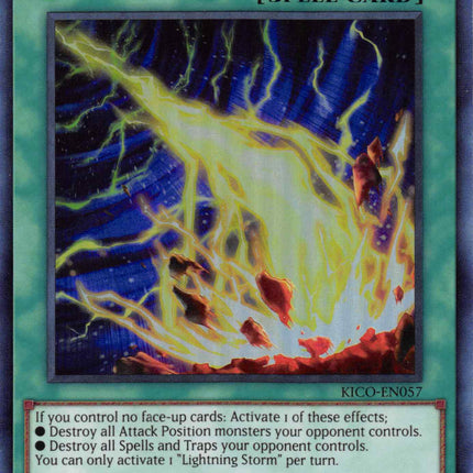 Lightning Storm (Collector's Rare) [KICO-EN057] Collector's Rare