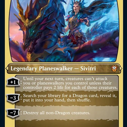 Sivitri, Dragon Master (Foil Etched) [Dominaria United Commander]