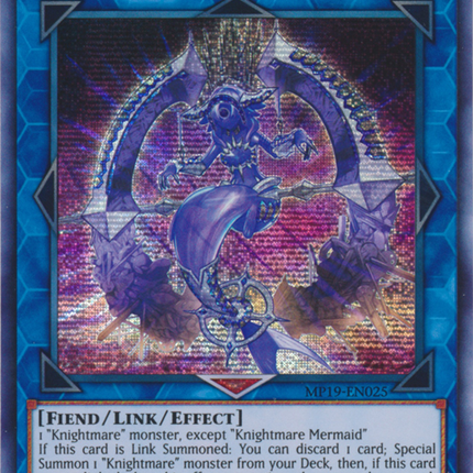 Knightmare Mermaid [MP19-EN025] Prismatic Secret Rare
