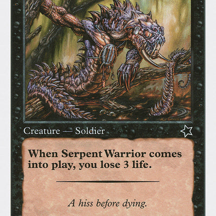 Serpent Warrior [Starter 1999]