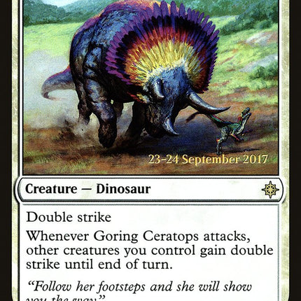Goring Ceratops [Ixalan Prerelease Promos]