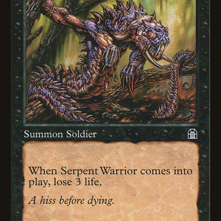 Serpent Warrior [Stronghold]