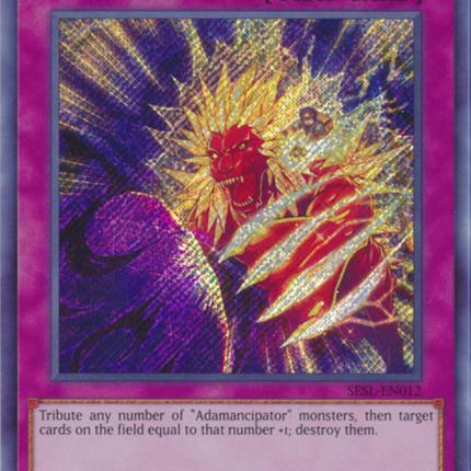 Adamancipator Relief [SESL-EN012] Secret Rare