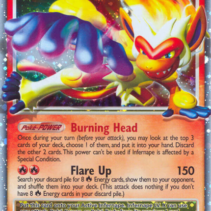 Infernape LV.X (DP10) [Diamond & Pearl: Black Star Promos]