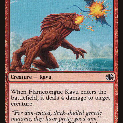 Flametongue Kavu [Duel Decks Anthology]