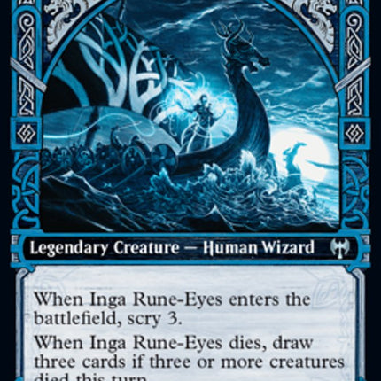 Inga Rune-Eyes (Showcase) [Kaldheim]