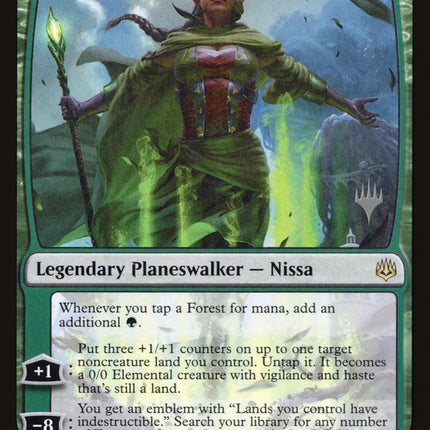 Nissa, Who Shakes the World (Promo Pack) [War of the Spark Promos]