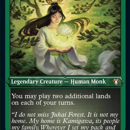 Azusa, Lost but Seeking (Foil Etched) [Commander Masters]
