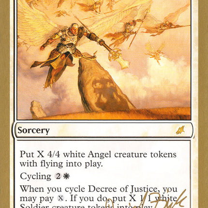 Decree of Justice (Daniel Zink) [World Championship Decks 2003]