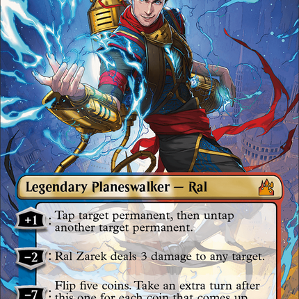 Ral Zarek (Anime Borderless) [Ravnica Remastered]