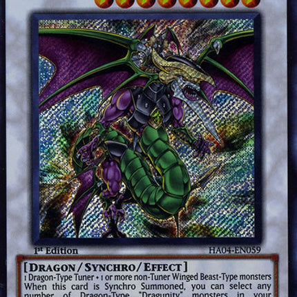 Dragunity Knight - Barcha [HA04-EN059] Secret Rare