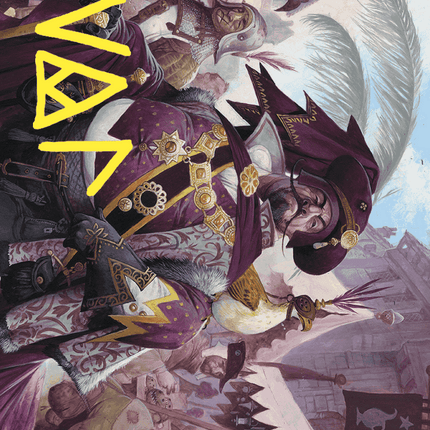 Discerning Financier Art Card (Gold-Stamped Signature) [Wilds of Eldraine Art Series]