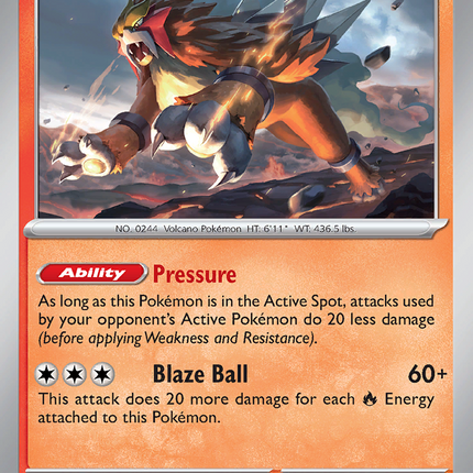 Entei (030/197) [Scarlet & Violet: Obsidian Flames]