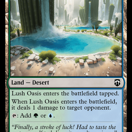 Lush Oasis (Ripple Foil) [Modern Horizons 3 Commander]