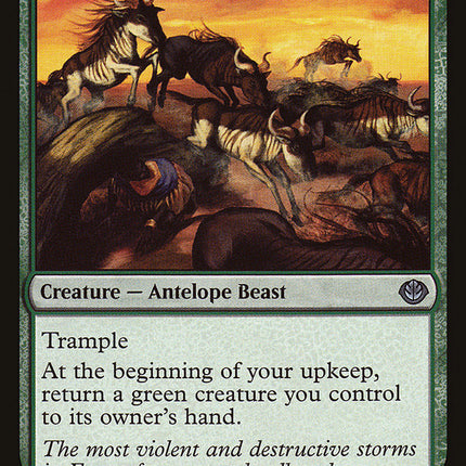 Stampeding Wildebeests (Garruk vs. Liliana) [Duel Decks Anthology]