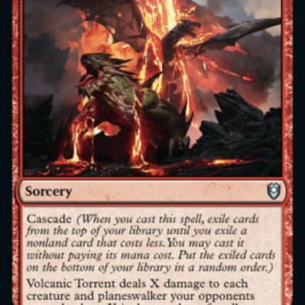 Volcanic Torrent [Commander Legends: Battle for Baldur's Gate]