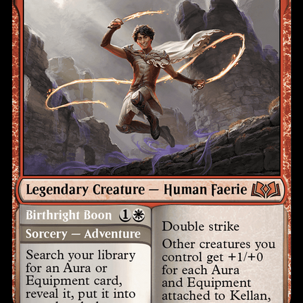 Kellan, the Fae-Blooded // Birthright Boon [Wilds of Eldraine]
