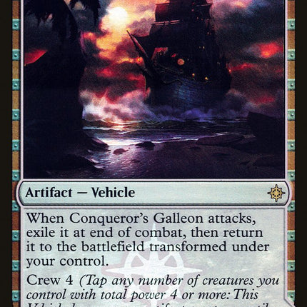 Conqueror's Galleon // Conqueror's Foothold (Buy-A-Box) [Ixalan Treasure Chest]