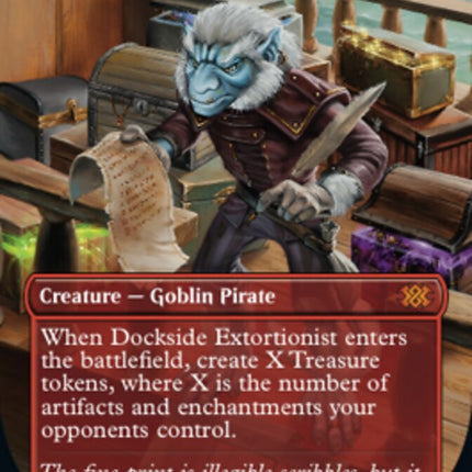 Dockside Extortionist (Borderless Alternate Art) [Double Masters 2022]