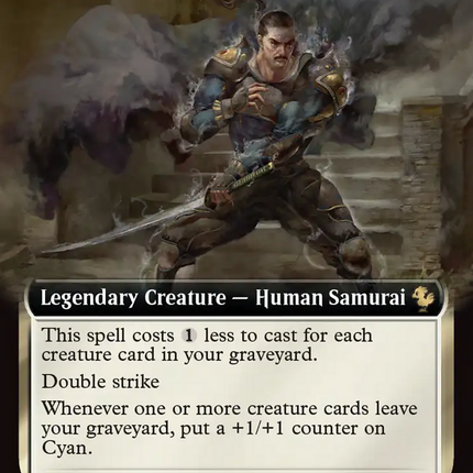 Cyan, Vengeful Samurai (Extended Art) [FINAL FANTASY Commander]