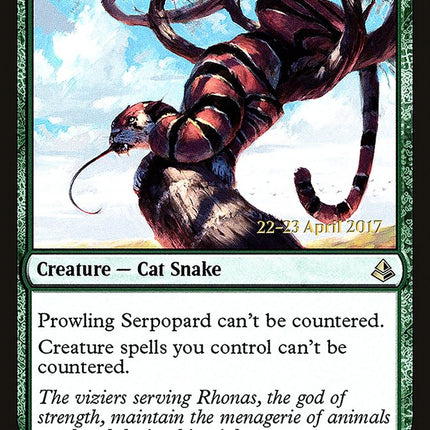 Prowling Serpopard [Amonkhet Prerelease Promos]