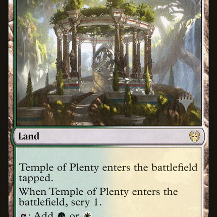 Temple of Plenty (Promo Pack) [Theros Beyond Death Promos]