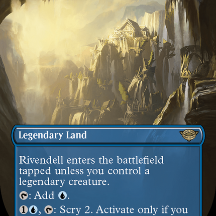 Rivendell (Borderless) (Surge Foil) [The Lord of the Rings: Tales of Middle-Earth]