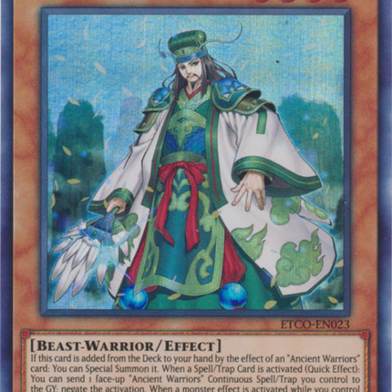 Ancient Warriors - Ingenious Zhuge Kong [ETCO-EN023] Super Rare