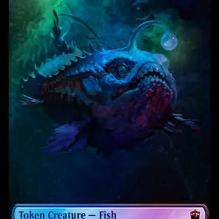 Fish // Treasure (0060) Double-Sided Token (Surge Foil) [Doctor Who Tokens]