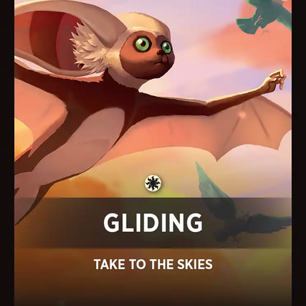 Gliding Theme Card [Avatar: The Last Airbender Tokens]
